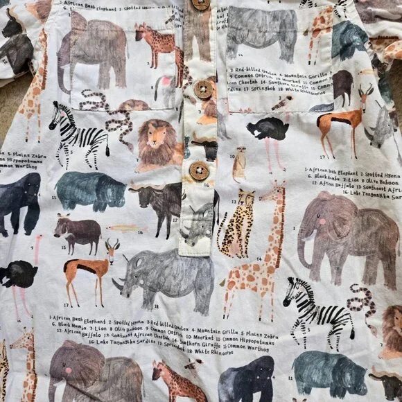 Pink Chicken 12-18 Months Baby Boys Easton Jumper Animals of Africa